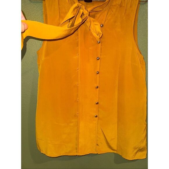 Silk Marc Jacob’s Mustard Blouse *note - Picture 6 of 16